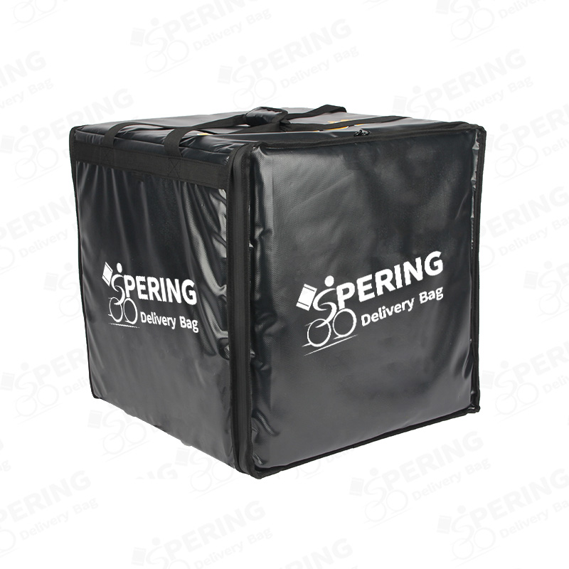 PERING BLACK LARGE CAPACITY INSULATED FOOD DELIVERY BAG