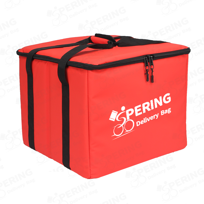 PERING RED COLOR ALUMINUM FOIL CAR FOOD DELIVERY BAG