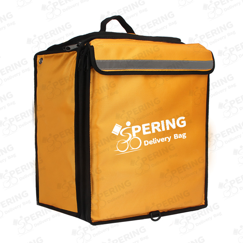 HOT FOOD DELIVERY CARRY BAG WITH COMPARTMENT